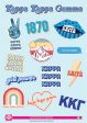 Kappa Kappa Gamma Girl Power Sticker Sheet on Sale