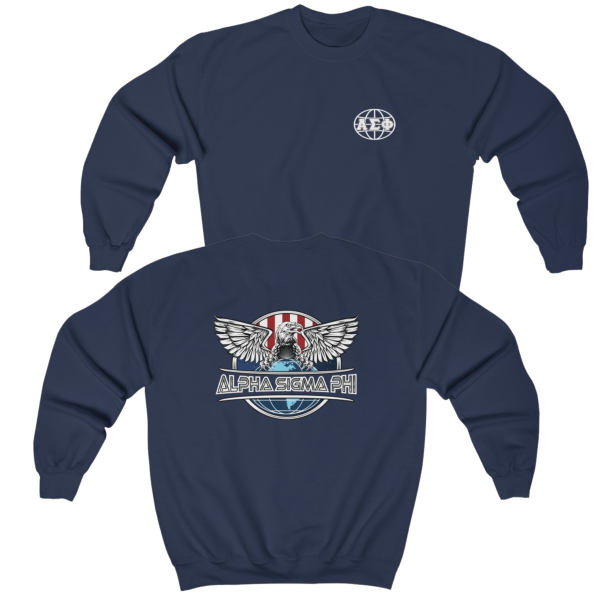 Alpha Sigma Phi Graphic Crewneck Sweatshirt | The Fraternal Order Discount