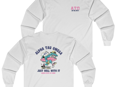 Alpha Tau Omega Graphic Long Sleeve | Alligator Skater Sale