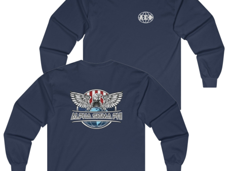 Alpha Sigma Phi Graphic Long Sleeve | The Fraternal Order Online Sale