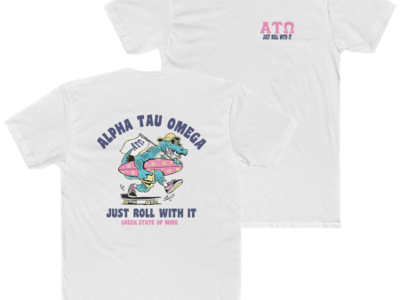 Alpha Tau Omega Graphic T-Shirt | Alligator Skater For Discount