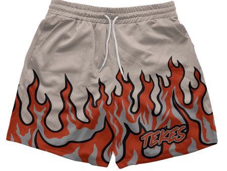 Tau Kappa Epsilon - Flames Fundamental Short Online Sale