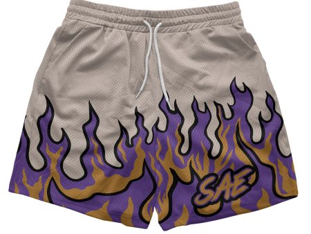 Sigma Alpha Epsilon - Flames Fundamental Short Online Hot Sale