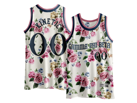 Gamma Phi Beta - Chicago Basketball Jersey Hot on Sale