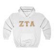 ZTA Printed Letters | Nova Plaid Hoodie For Cheap