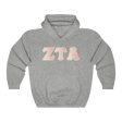 ZTA Printed Letters | Peach Sunrise Hoodie Online Sale