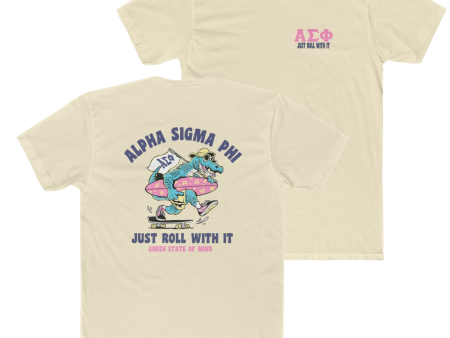 Alpha Sigma Phi Graphic T-Shirt | Alligator Skater Sale