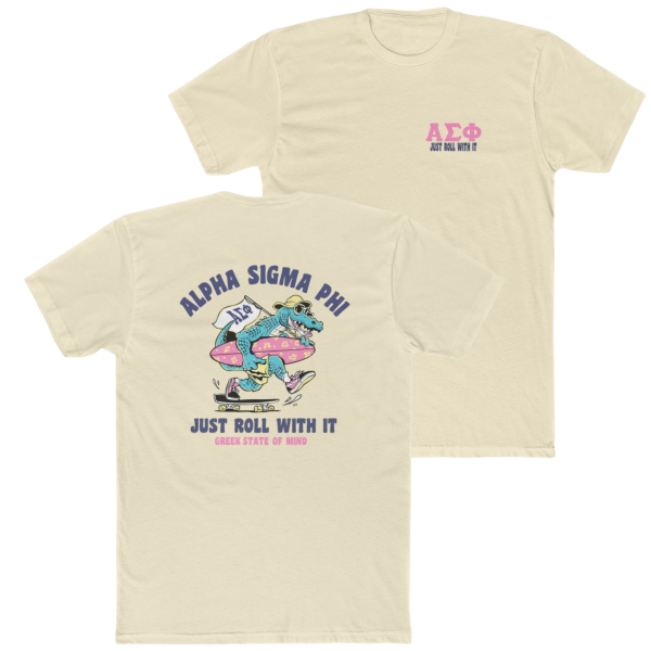 Alpha Sigma Phi Graphic T-Shirt | Alligator Skater Sale