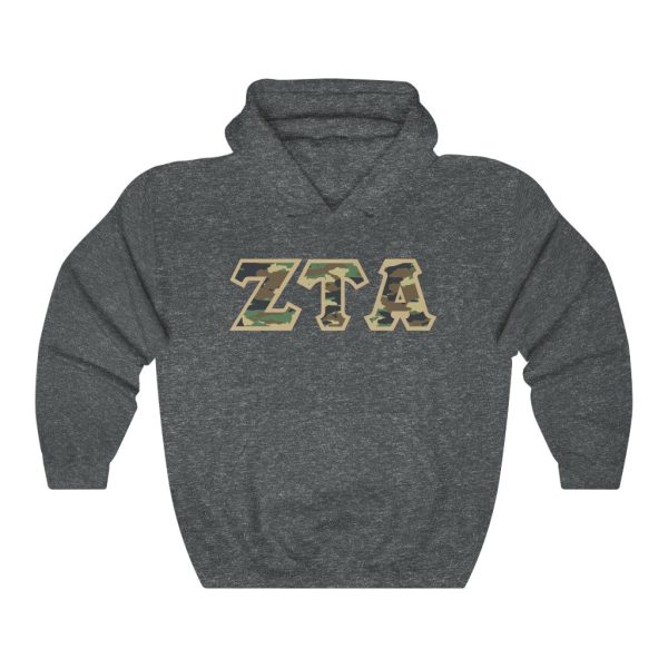 ZTA Printed Letters | Camouflage Hoodie Supply