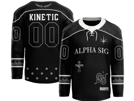 Alapha Sigma Phi - Chrome Paisley Hockey Jersey Fashion