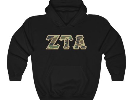 ZTA Printed Letters | Camouflage Hoodie Supply