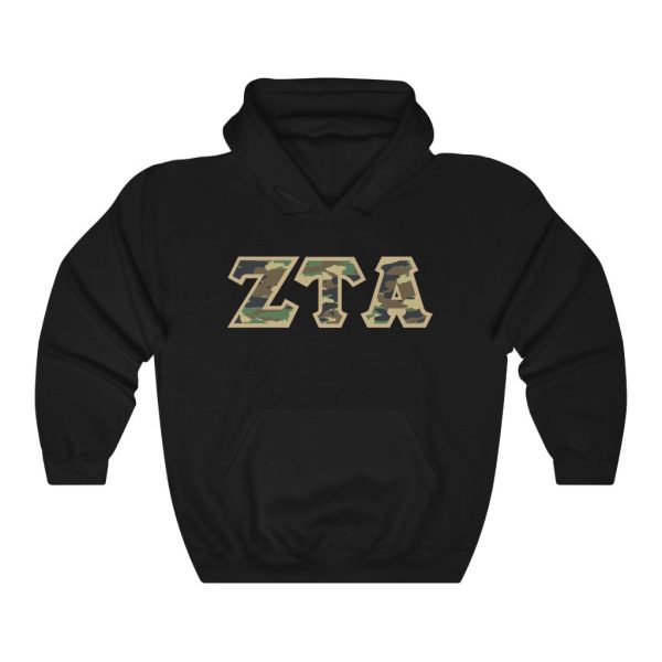 ZTA Printed Letters | Camouflage Hoodie Supply