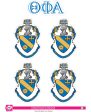 Theta Phi Alpha Crest Sticker Sheet Online