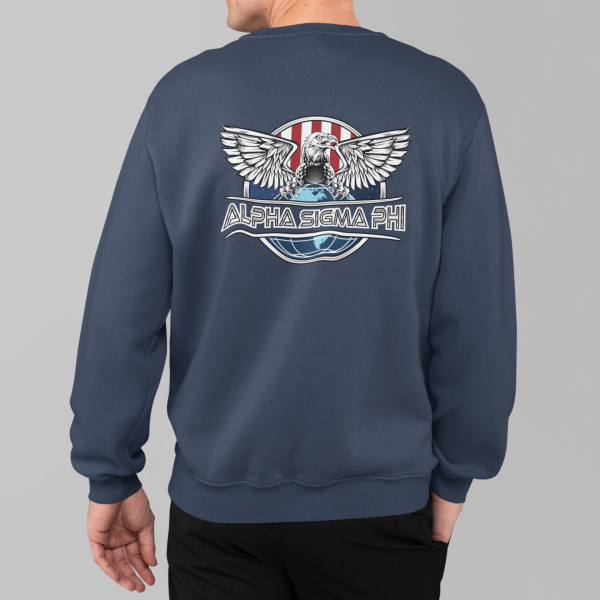 Alpha Sigma Phi Graphic Crewneck Sweatshirt | The Fraternal Order Discount