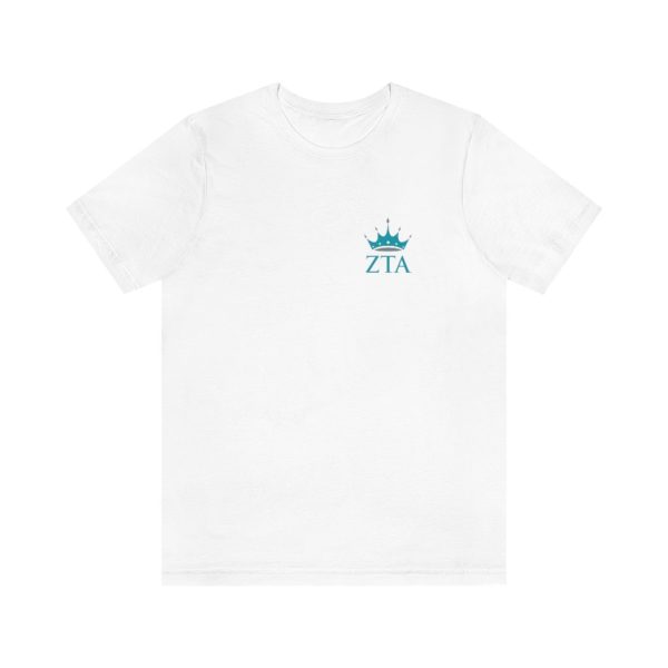 Zeta Tau Alpha Graphic T-Shirt | ZTA Crown LC For Discount