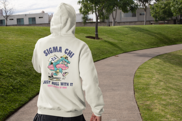 Sigma Chi Graphic Hoodie | Alligator Skater Supply