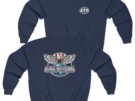 Alpha Tau Omega Graphic Crewneck Sweatshirt | The Fraternal Order For Sale