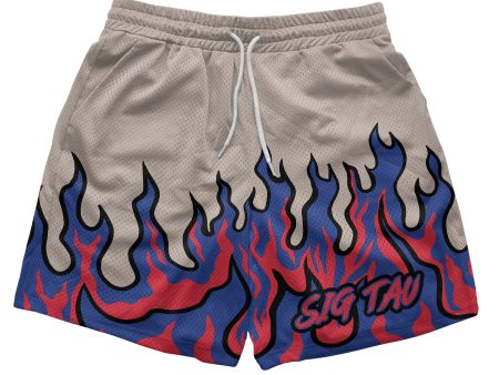 Sigma Tau Gamma - Flames Fundamental Short Fashion