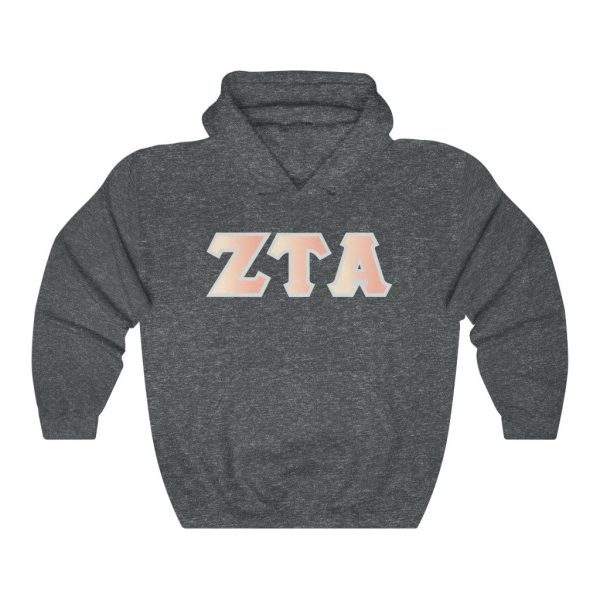 ZTA Printed Letters | Peach Sunrise Hoodie Online Sale