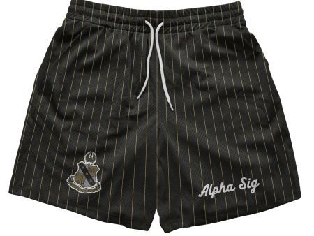 Alpha Sigma Phi - Pinstripe Fundamental Short Online now