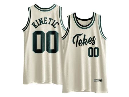 Tau Kappa Epsilon - Buttercream Basketball Jersey Cheap