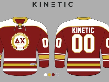 Custom Delta Chi Hockey Jersey - Sublimation Print Discount