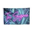 Sigma Sigma Sigma Neon Palm Flag Online now