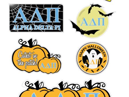 Alpha Delta Pi Halloween Stickers For Discount