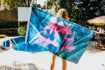 Alpha Sigma Tau Neon Palm Flag For Discount