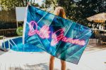 Delta Gamma Neon Palm Flag Supply