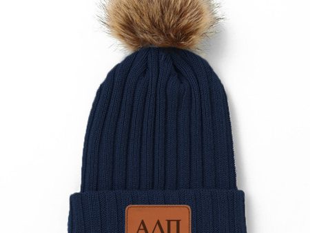 Alpha Delta Pi Pom Pom Beanie Hat Sale