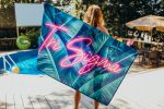 Sigma Sigma Sigma Neon Palm Flag Online now