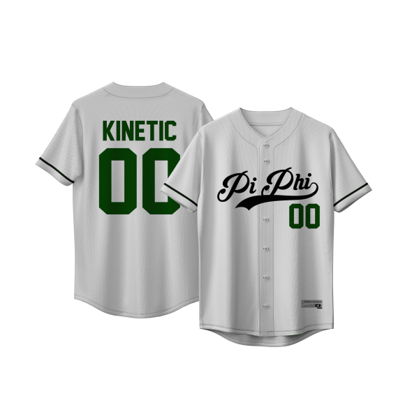 Pi Beta Phi - Classic Ballpark Green Baseball Jersey Online now