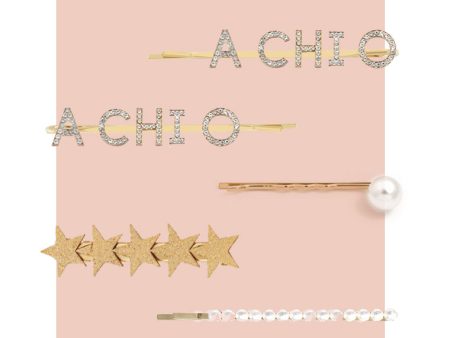 Alpha Chi Omega Sorority Hair Clips For Sale