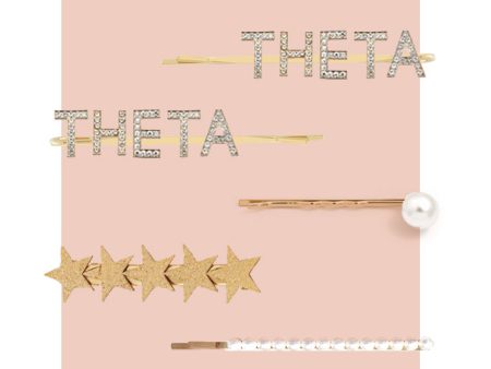 Kappa Alpha Theta Sorority Hair Clips Cheap