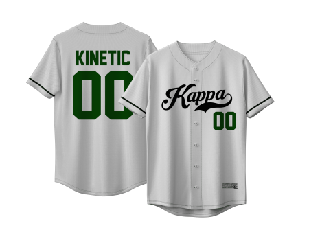 Kappa Kappa Gamma - Classic Ballpark Green Baseball Jersey on Sale