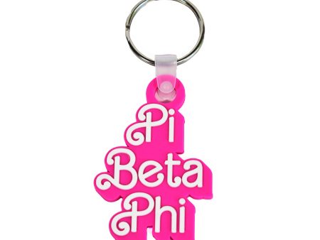 Pi Beta Phi Keychain- Retro Dolly Sorority Name Design Online