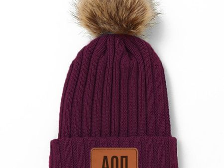 Alpha Omicron Pi Pom Pom Beanie Hat Online Hot Sale