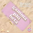 Gamma Phi Beta Plush Retro Beach Towel Fashion