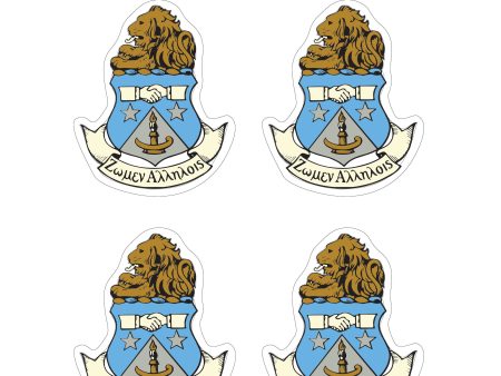 Alpha Delta Pi Crest Sticker Sheet Fashion