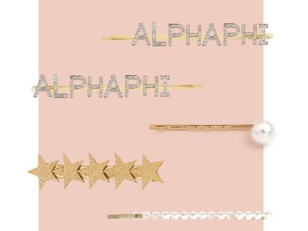 Alpha Phi Sorority Hair Clips Supply