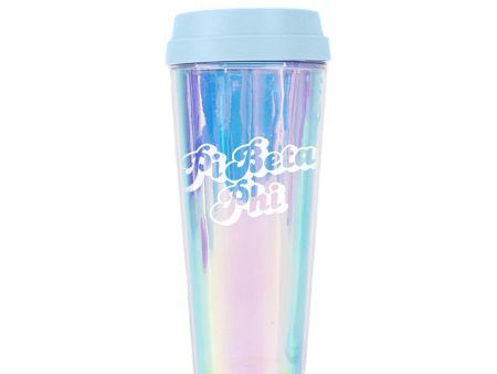 Pi Beta Phi Retro Style Sorority Tumbler Fashion