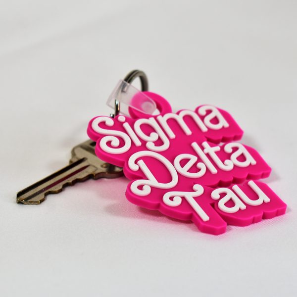 Alpha Gamma Delta Keychain- Retro Dolly Sorority Name Design Hot on Sale