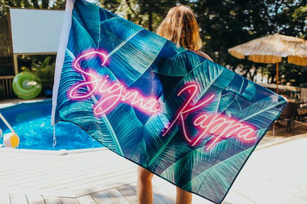 Sigma Kappa Neon Palm Flag Supply