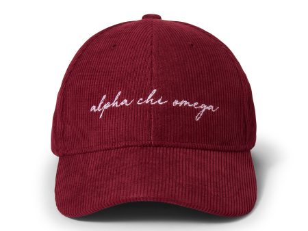 Alpha Chi Omega Baseball Hat - Embroidered ACO Logo Baseball Cap Supply