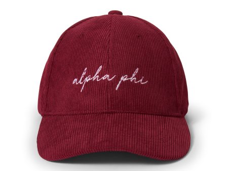 Alpha Phi Baseball Hat - Embroidered AP Logo Baseball Cap Discount