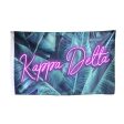 Kappa Delta Neon Palm Flag For Sale