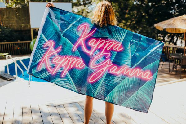 Kappa Kappa Gamma Palm Flag Online Hot Sale