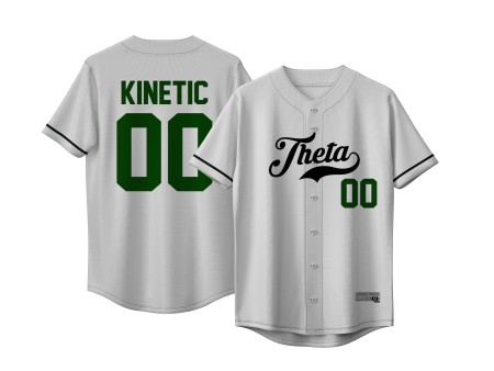 Kappa Alpha Theta - Classic Ballpark Green Baseball Jersey Discount