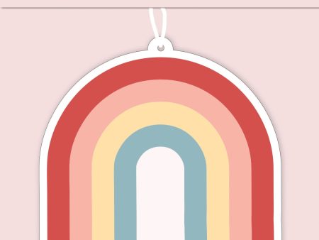 Delta Gamma Rainbow Retro Air Freshener - Flowers & Sunshine Scent Online